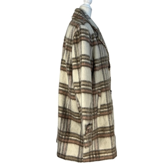 Sam EDELMAN WOMENS NEW WITH TAGS STYLE #64864X BLURRED PLAID COAT - Picture 9 of 16